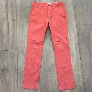 Goodfellow & Co Men’s ‘Hennepin’ Chino Slim Pants (30x32 - Coral)